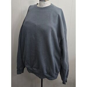 J. Galt‎ Brandy Melville Sweatshirt Oversized Gray Cotton Blend Crew Neck Casual